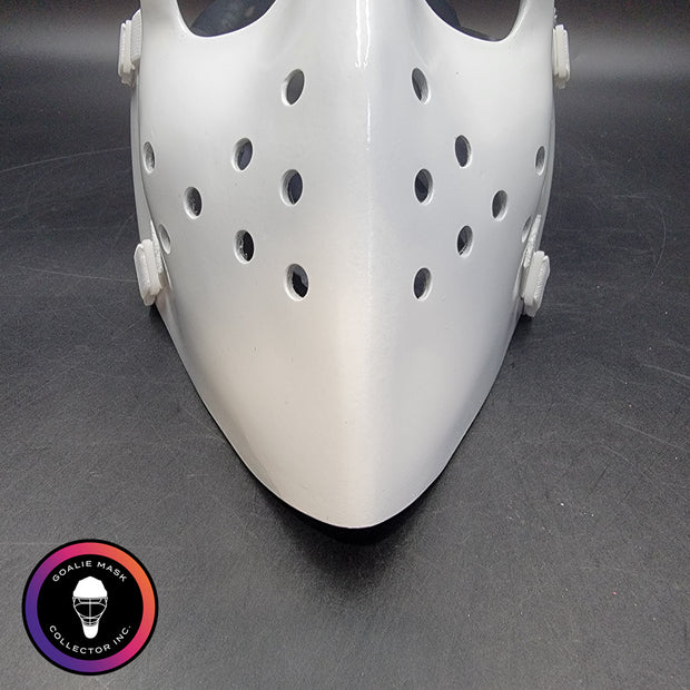 Bernie Parent Goalie Mask Unsigned Philadelphia "3 Emblems" PRISTINE Edition Full Size Tribute