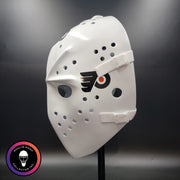 Bernie Parent Goalie Mask Unsigned Philadelphia "3 Emblems" PRISTINE Edition Full Size Tribute