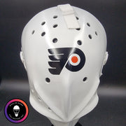 Bernie Parent Goalie Mask Unsigned Philadelphia "3 Emblems" PRISTINE Edition Full Size Tribute
