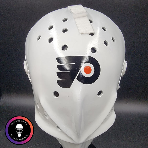 Bernie Parent Goalie Mask Unsigned Philadelphia "3 Emblems" PRISTINE Edition Full Size Tribute
