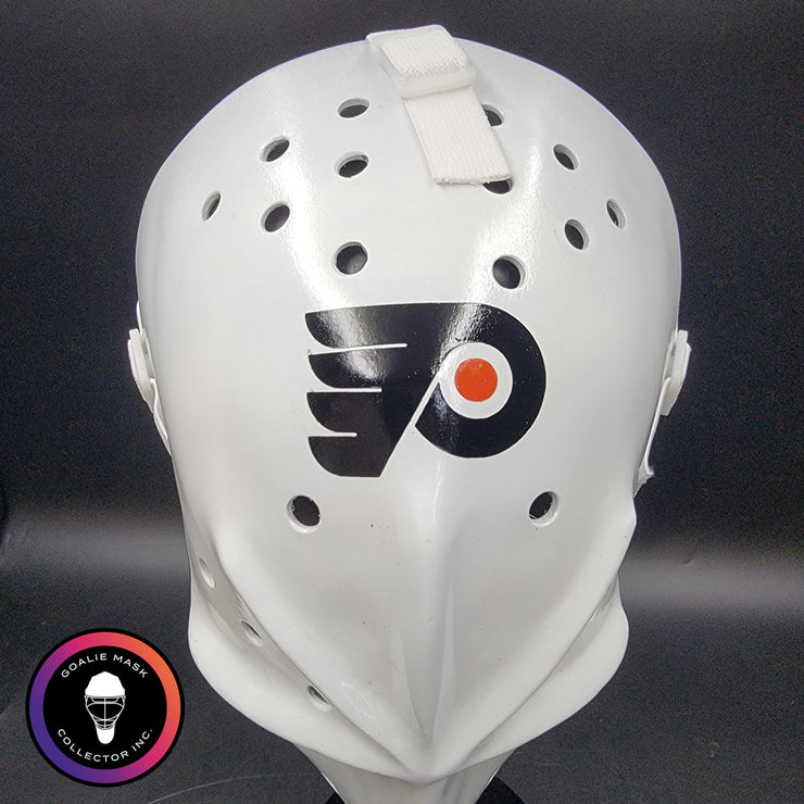 Bernie Parent Goalie Mask Unsigned Philadelphia "3 Emblems" PRISTINE Edition Full Size Tribute