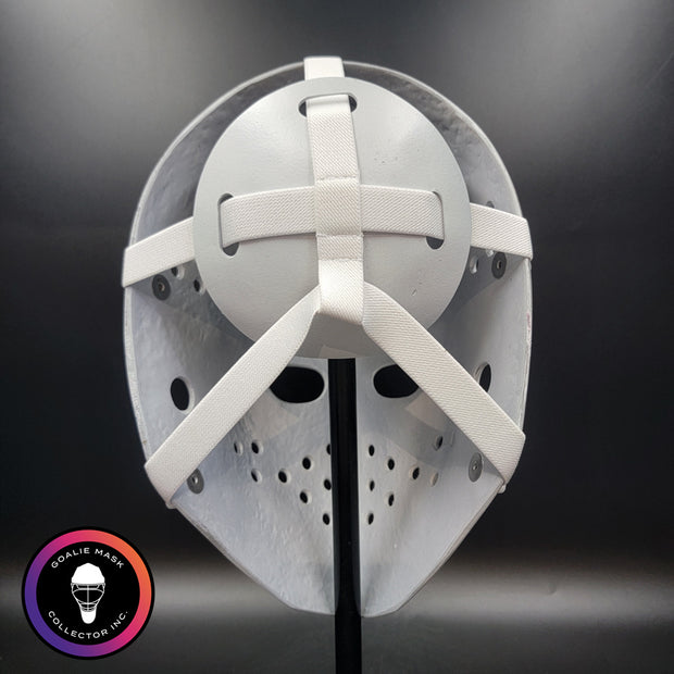 Bernie Parent Goalie Mask Unsigned Philadelphia "3 Emblems" PRISTINE Edition Full Size Tribute