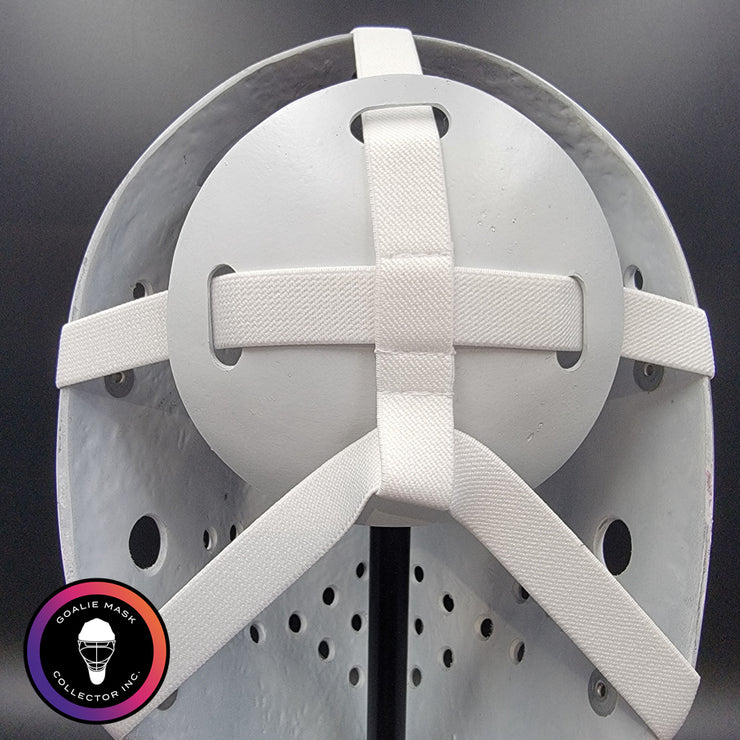 Bernie Parent Goalie Mask Unsigned Philadelphia "3 Emblems" PRISTINE Edition Full Size Tribute