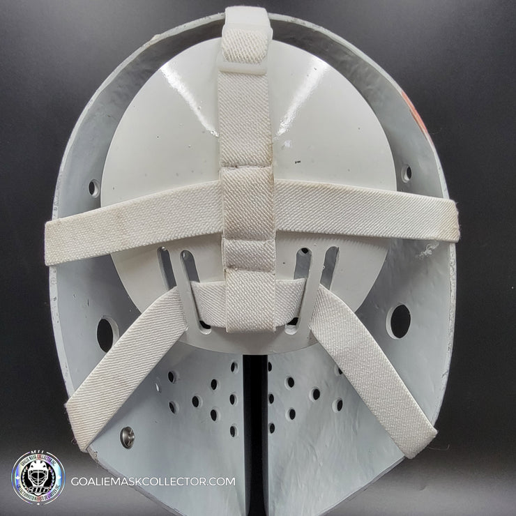 Bernie Parent Signed Goalie Mask Autographed Philadelphia "3 Emblems" GAME USED Version Signature Edition Vintage