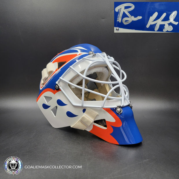 Bill Ranford Signed Goalie Mask Edmonton 1992 Signature Edition Autographed
