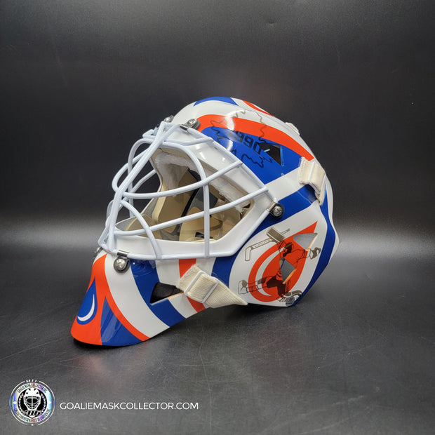 Bill Ranford Signed Goalie Mask Edmonton 1992 Signature Edition Autographed