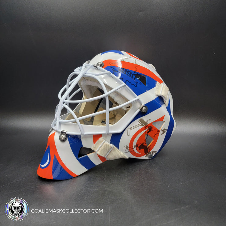 Bill Ranford Signed Goalie Mask Edmonton 1992 Signature Edition Autographed