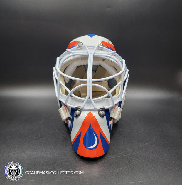 Bill Ranford Signed Goalie Mask Edmonton 1992 Signature Edition Autographed