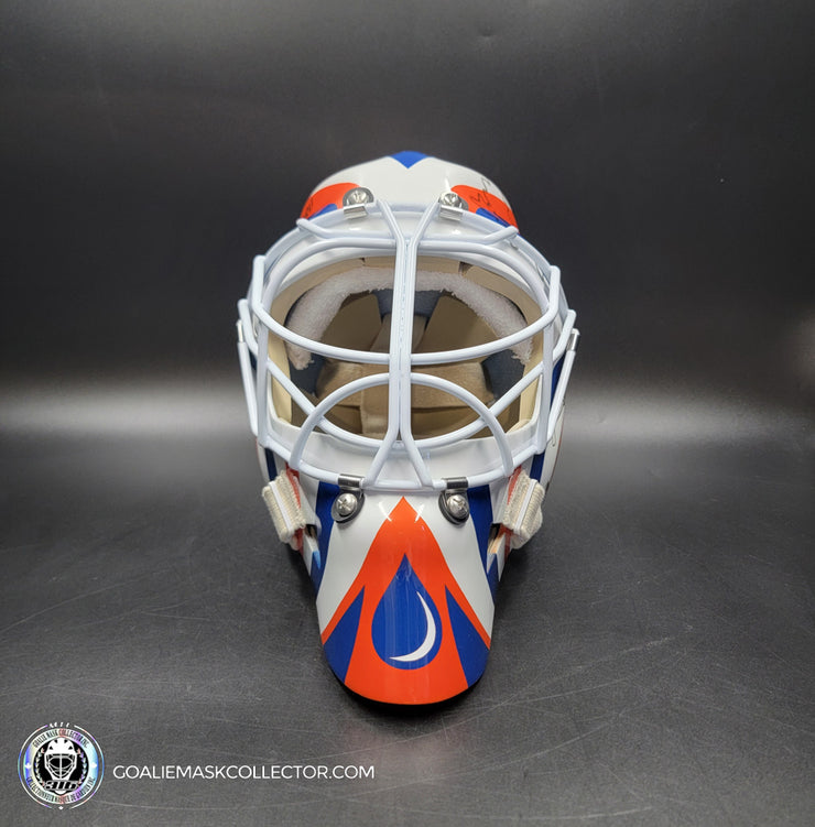 Bill Ranford Signed Goalie Mask Edmonton 1992 Signature Edition Autographed