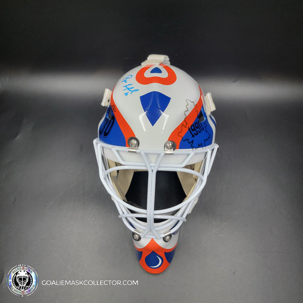 Bill Ranford Signed Goalie Mask Edmonton 1992 Signature Edition Autographed