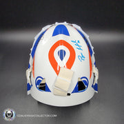 Bill Ranford Signed Goalie Mask Edmonton 1992 Signature Edition Autographed