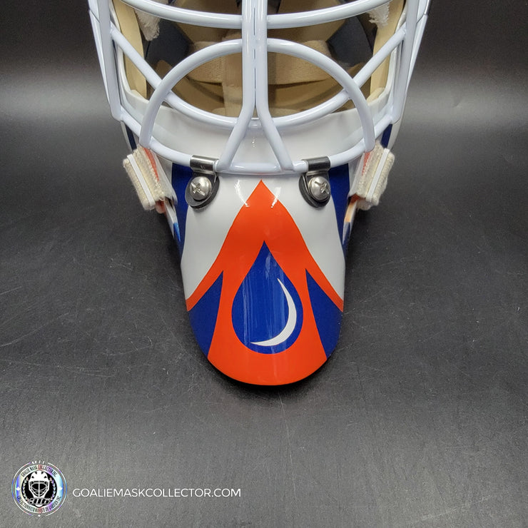 Bill Ranford Signed Goalie Mask Edmonton 1992 Signature Edition Autographed