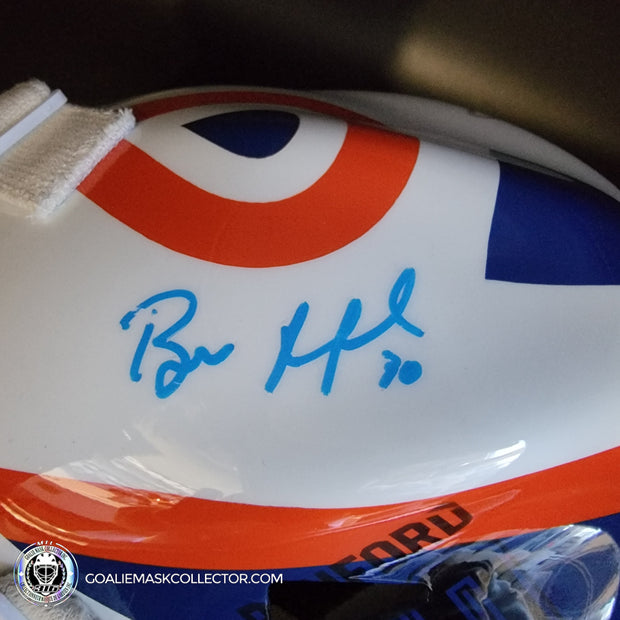 Bill Ranford Signed Goalie Mask Edmonton 1992 Signature Edition Autographed