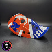 Billy Smith Goalie Mask Unsigned New York GAME USED Edition Full Size Tribute