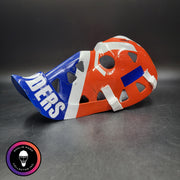 Billy Smith Goalie Mask Unsigned New York GAME USED Edition Full Size Tribute