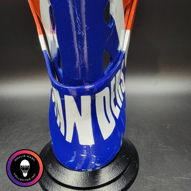 Billy Smith Goalie Mask Unsigned New York GAME USED Edition Full Size Tribute