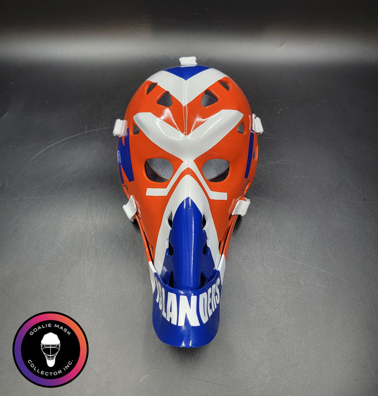 Billy Smith Goalie Mask Unsigned New York PRISTINE Edition Full Size Tribute