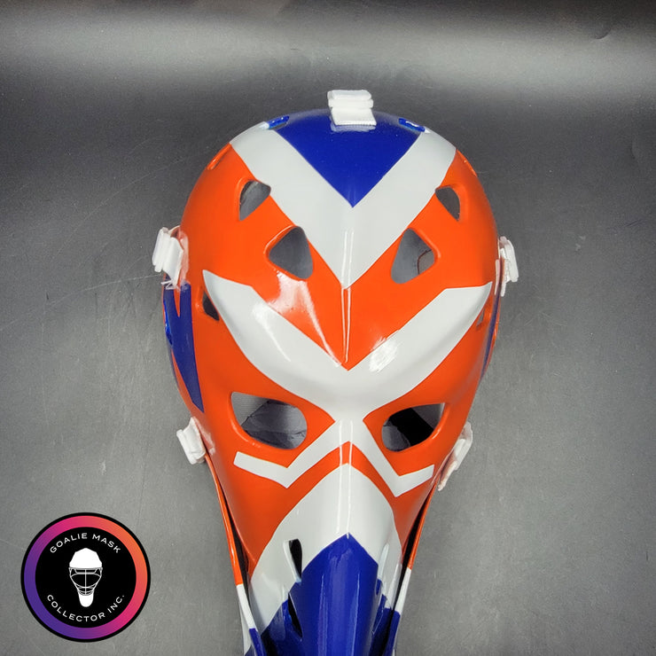 Billy Smith Goalie Mask Unsigned New York PRISTINE Edition Full Size Tribute