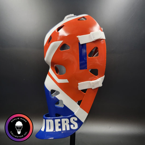 Billy Smith Goalie Mask Unsigned New York PRISTINE Edition Full Size Tribute