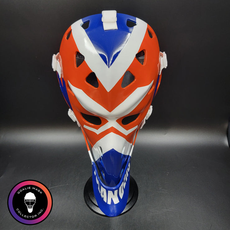 Billy Smith Goalie Mask Unsigned New York PRISTINE Edition Full Size Tribute