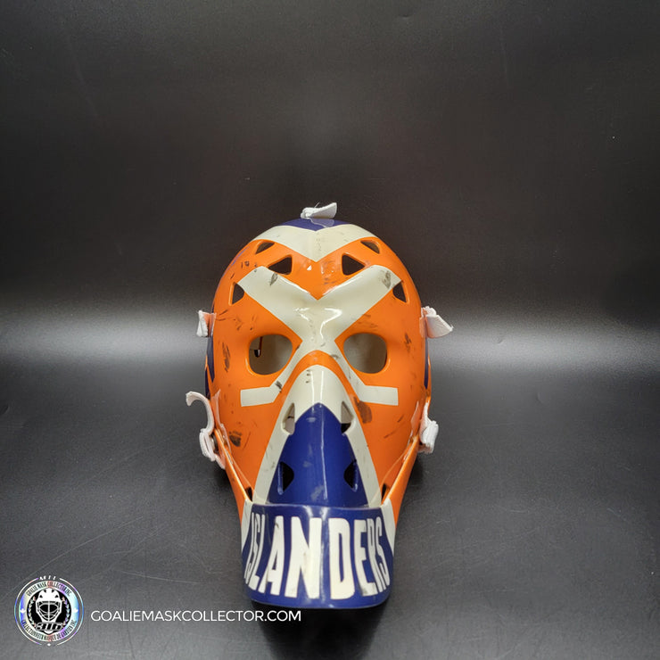 Billy Smith Signed Goalie Mask New York Game Worn Look Signature Edition Vintage Autographed Tribute