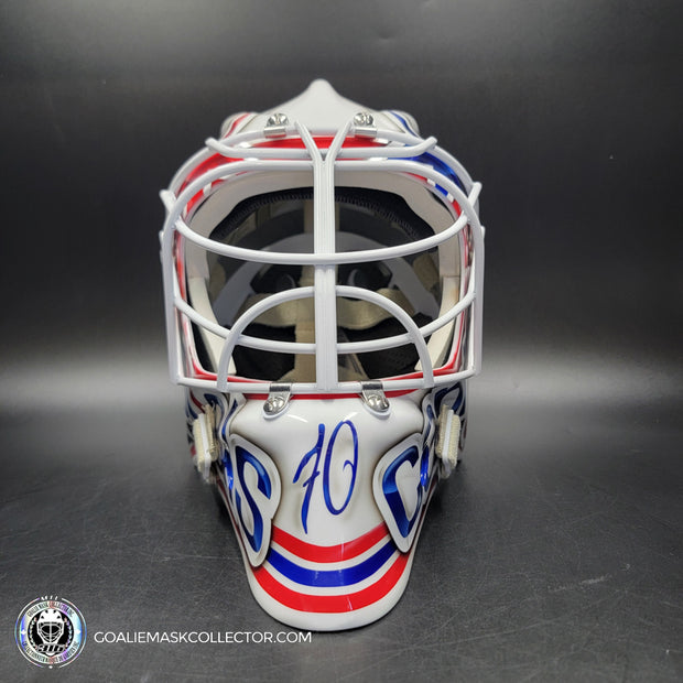 Braden Holtby Goalie Mask Unsigned 2015 Washington VEZINA YEAR Tribute