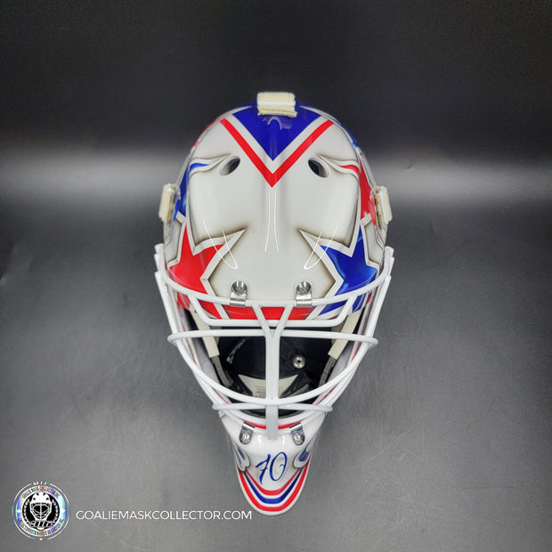 Braden Holtby Goalie Mask Unsigned 2015 Washington VEZINA YEAR Tribute