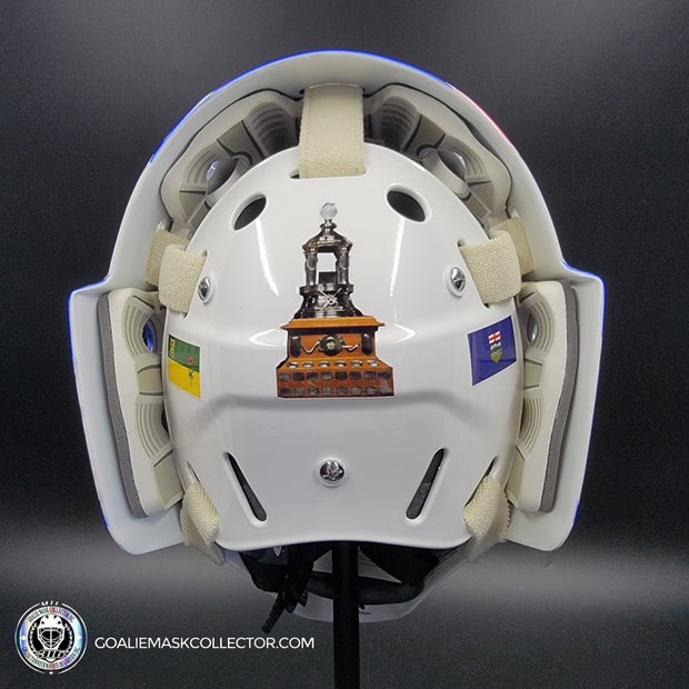 Braden Holtby Goalie Mask Unsigned 2015 Washington VEZINA YEAR Tribute