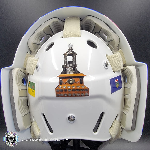 Braden Holtby Goalie Mask Unsigned 2015 Washington VEZINA YEAR Tribute