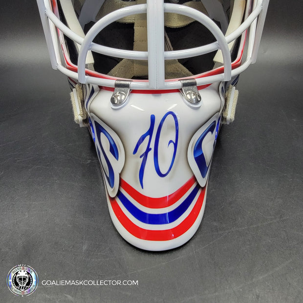 Braden Holtby Goalie Mask Unsigned 2015 Washington VEZINA YEAR Tribute