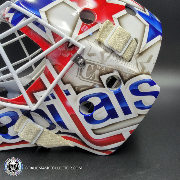 Braden Holtby Goalie Mask Unsigned 2015 Washington VEZINA YEAR Tribute