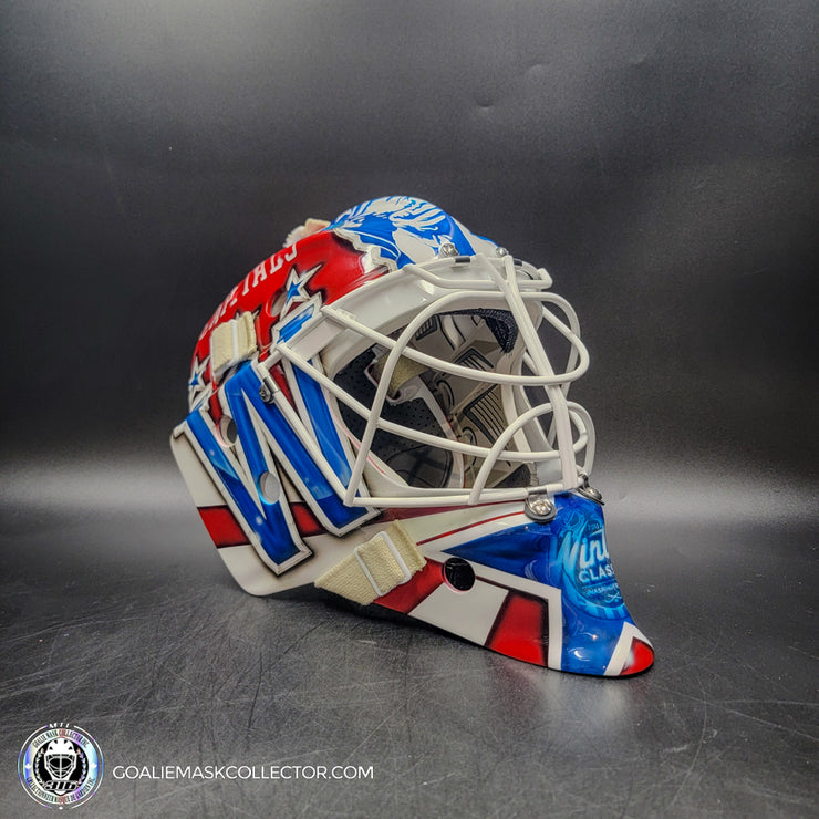 Braden Holtby Goalie Mask Unsigned 2015 Washington Winter Classic Kolzig Tribute