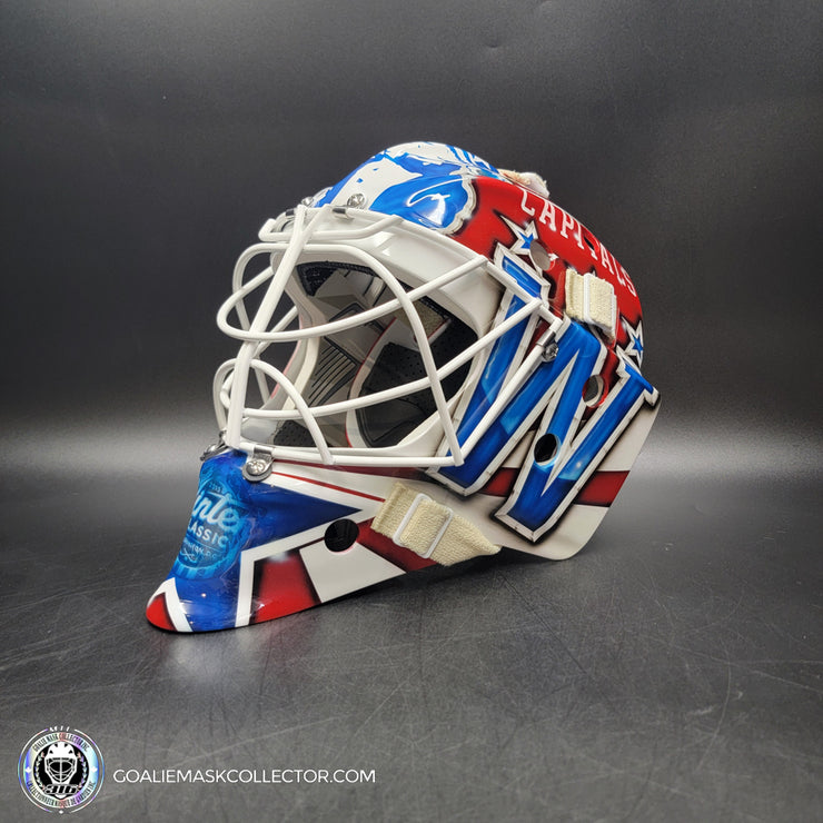 Braden Holtby Goalie Mask Unsigned 2015 Washington Winter Classic Kolzig Tribute