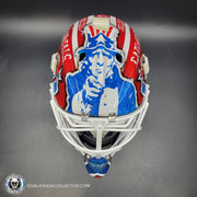 Braden Holtby Goalie Mask Unsigned 2015 Washington Winter Classic Kolzig Tribute