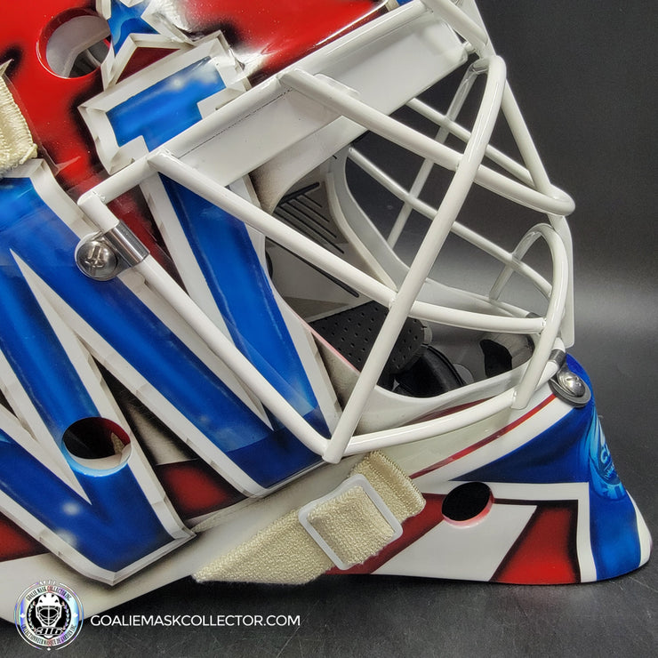 Braden Holtby Goalie Mask Unsigned 2015 Washington Winter Classic Kolzig Tribute