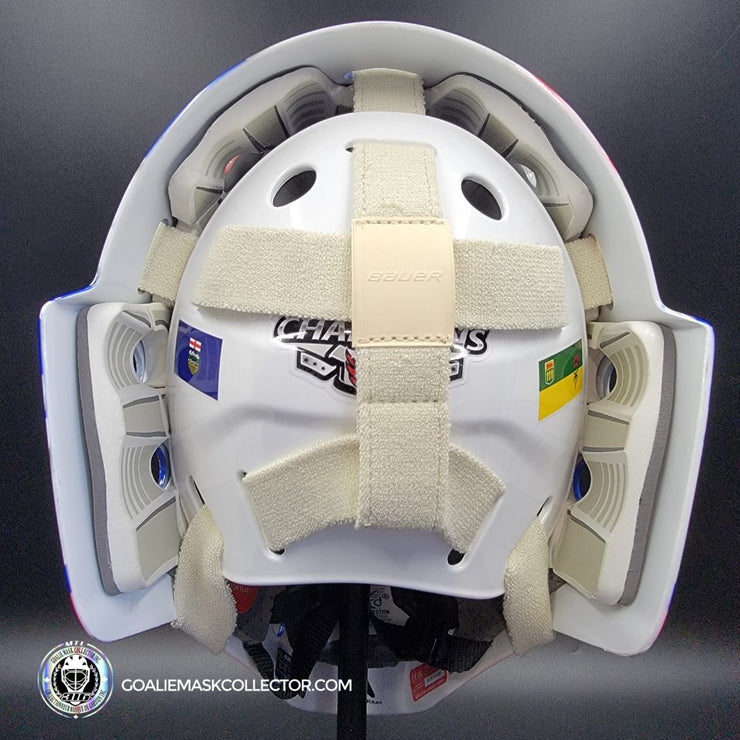 Braden Holtby Goalie Mask Unsigned 2018-19 Washington Marble Tribute