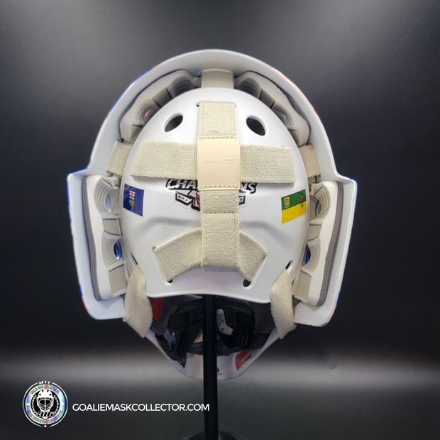Braden Holtby Goalie Mask Unsigned 2018-19 Washington Marble Tribute