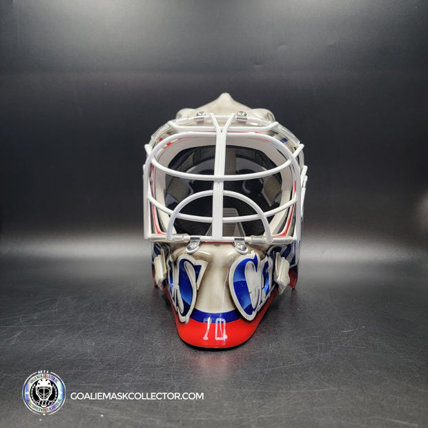 Braden Holtby Goalie Mask Unsigned 2018-19 Washington Marble Tribute