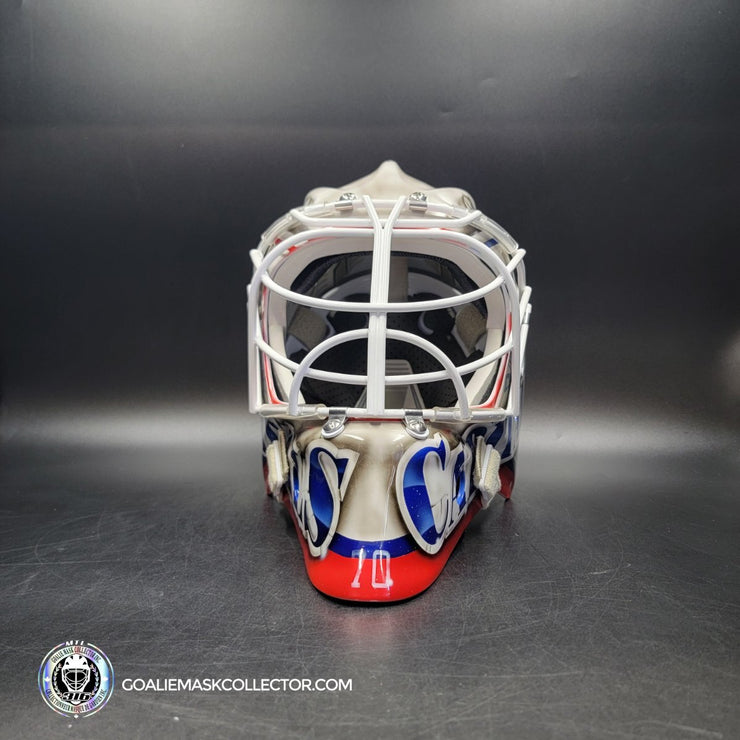 Braden Holtby Goalie Mask Unsigned 2018-19 Washington Marble Tribute