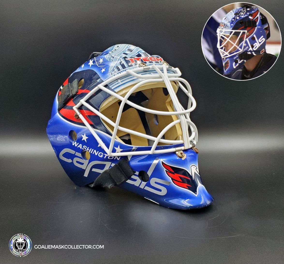 All of the Goalie Masks of the Washington Capitals