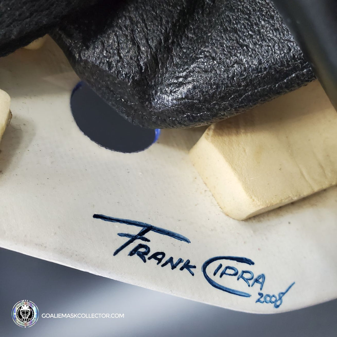 Brent Johnson Practice / Game Worn Goalie Mask 2008-09