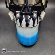 Brian Hayward Goalie Mask Unsigned San Jose V2 BRIGHT BLUE CAT316 Tribute