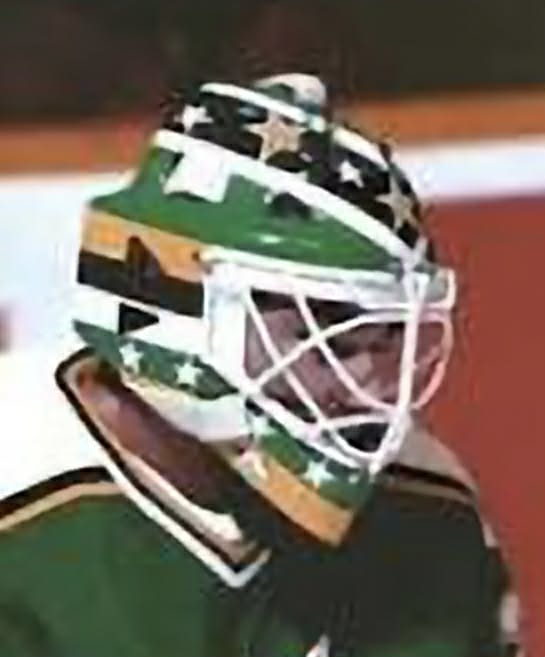 Brian Hayward Signed Goalie Mask Minnesota Tribute Signature Edition. Goalie Mask Collector.