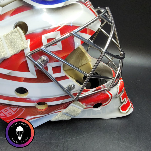 Carey Price Practice Worn Used Goalie Mask 2013 Montreal Canadiens "The Passion of Price" Painted by DaveArt David Gunnarsson on Bauer Shell From Pierre Gervais Collection Signed Autographed AS-03513
