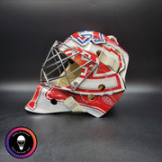 Carey Price Practice Worn Used Goalie Mask 2013 Montreal Canadiens "The Passion of Price" Painted by DaveArt David Gunnarsson on Bauer Shell From Pierre Gervais Collection Signed Autographed AS-03513
