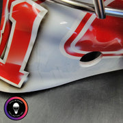 Carey Price Practice Worn Used Goalie Mask 2013 Montreal Canadiens "The Passion of Price" Painted by DaveArt David Gunnarsson on Bauer Shell From Pierre Gervais Collection Signed Autographed AS-03513