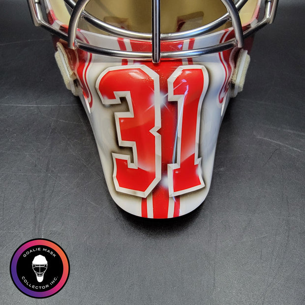 Carey Price Practice Worn Used Goalie Mask 2013 Montreal Canadiens "The Passion of Price" Painted by DaveArt David Gunnarsson on Bauer Shell From Pierre Gervais Collection Signed Autographed AS-03513