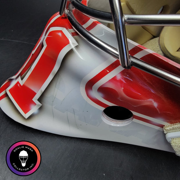 Carey Price Practice Worn Used Goalie Mask 2013 Montreal Canadiens "The Passion of Price" Painted by DaveArt David Gunnarsson on Bauer Shell From Pierre Gervais Collection Signed Autographed AS-03513