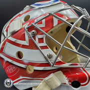 RESERVED: Carey Price Practice Worn Used Goalie Mask 2013 Montreal Canadiens "The Passion of Price" Painted by DaveArt David Gunnarsson on Bauer Shell From Pierre Gervais Collection Signed Autographed