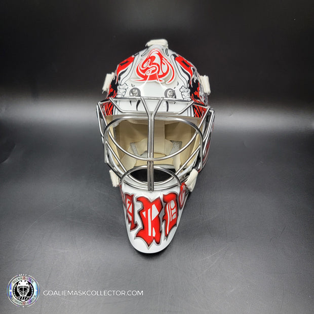 Cam Ward Goalie Mask Unsigned Carolina Tribute